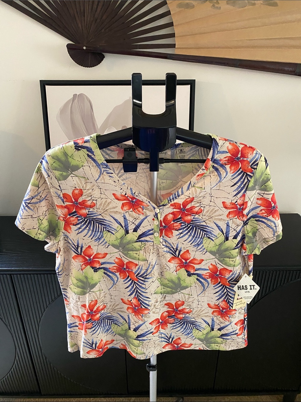Vintage 90’s Marsh Landing Tropical Paradise  Top